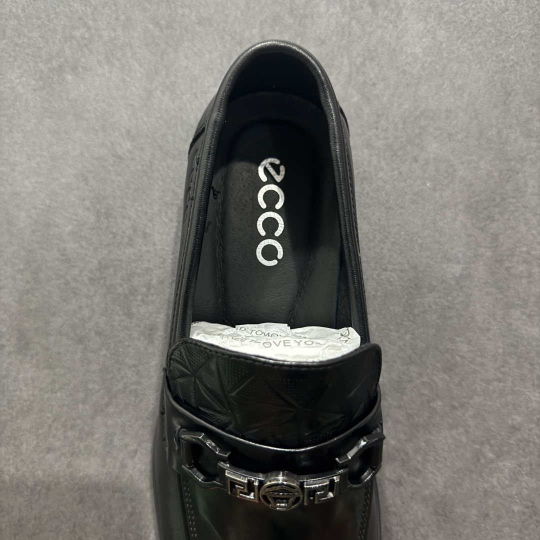 280  ECCO爱步男士乐福鞋 套脚牛皮皮鞋商务豆豆鞋都市伦敦系列
