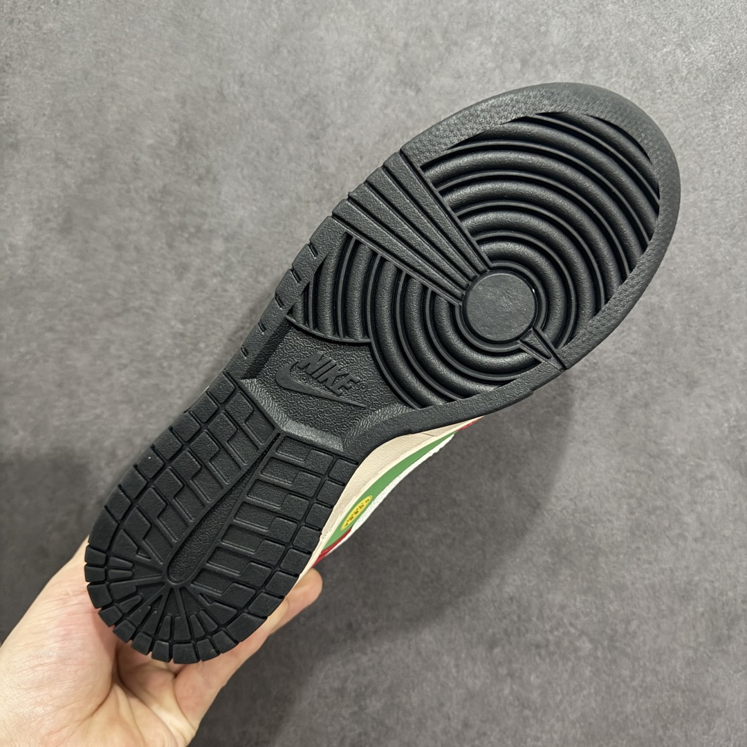  
【定制版】Nike SB Dunk Low 赛车红绿配色 周年高端定制 低帮休闲板鞋 MU0232-