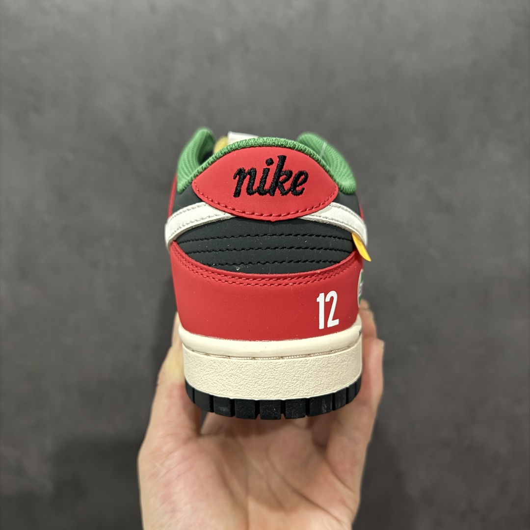  
【定制版】Nike SB Dunk Low 赛车红绿配色 周年高端定制 低帮休闲板鞋 MU0232-