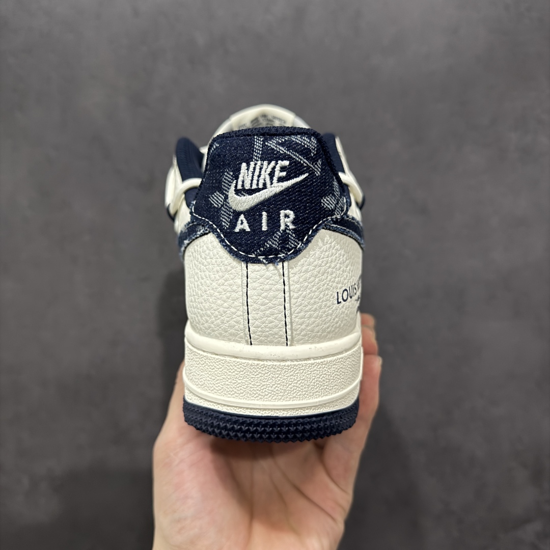 260  【定制版】Nike Air Force 1'07 Low LV联名 黑牛仔勾抽绳 空军一号低帮休闲板鞋 DM6868-060