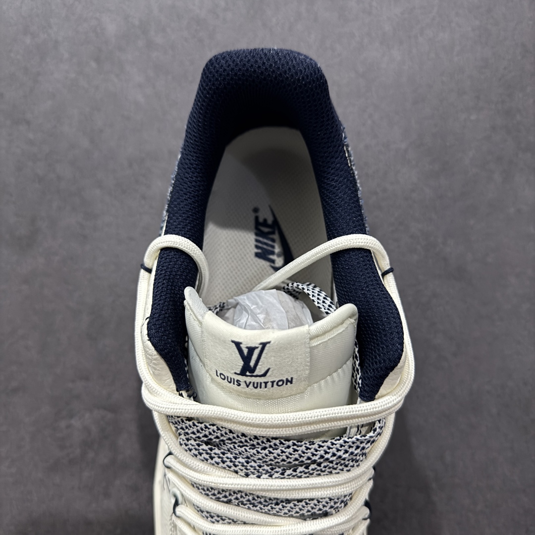 260  【定制版】Nike Air Force 1'07 Low LV联名 黑牛仔勾抽绳 空军一号低帮休闲板鞋 DM6868-060
