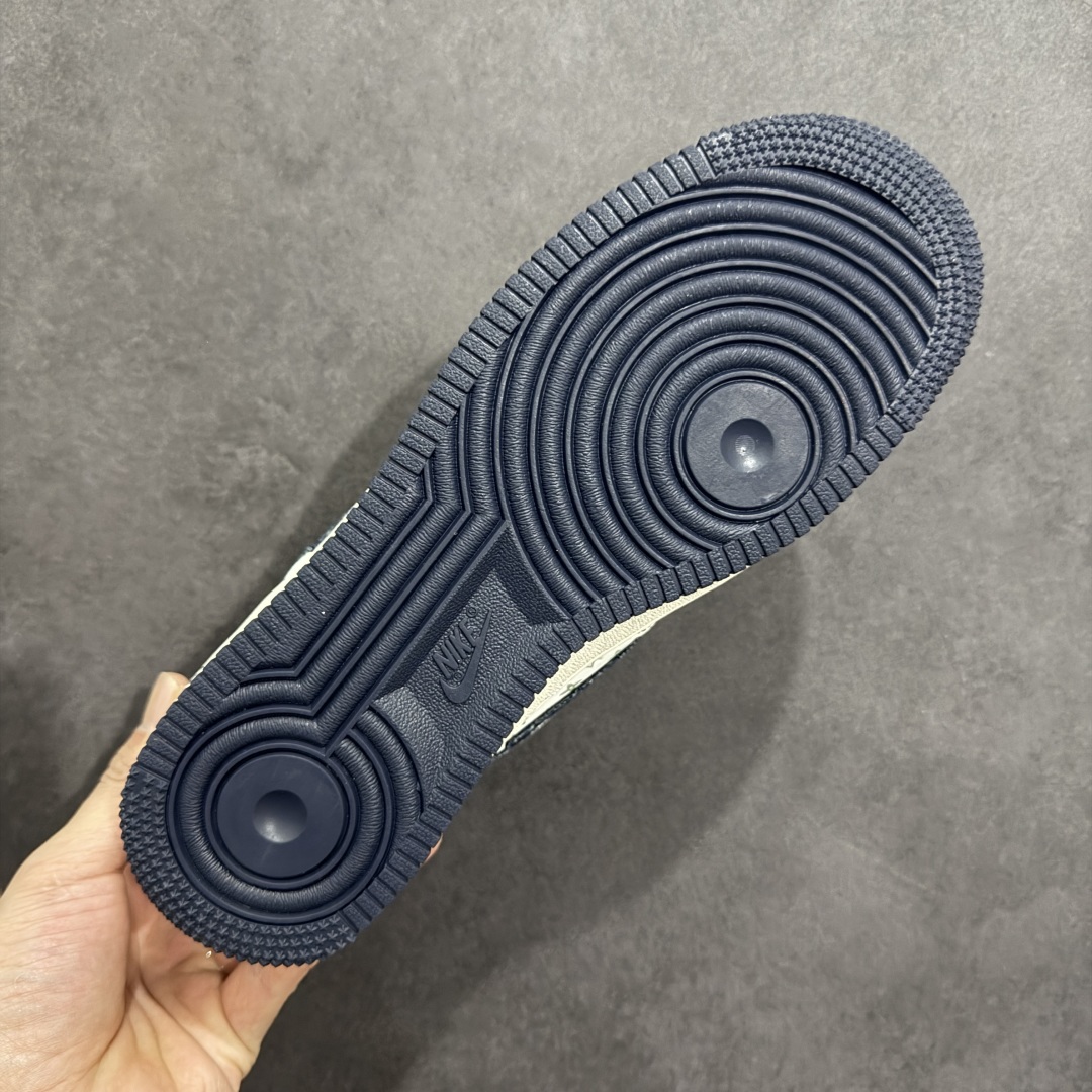 260  【定制版】Nike Air Force 1'07 Low LV联名 黑牛仔勾抽绳 空军一号低帮休闲板鞋 DM6868-060