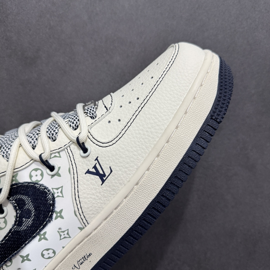 260  【定制版】Nike Air Force 1'07 Low LV联名 黑牛仔勾抽绳 空军一号低帮休闲板鞋 DM6868-060