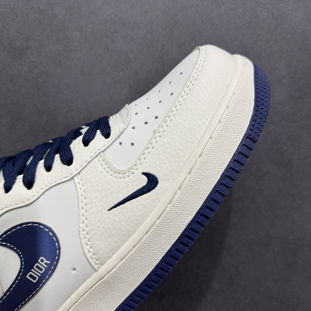 260  【定制版】Nike Air Force 1'07 Low 迪奥联名 深蓝红尾 空军一号低帮休闲板鞋 KK1988-067