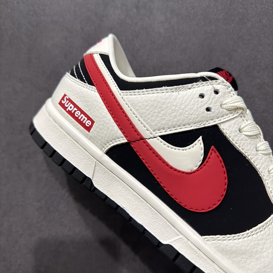  
【定制版】Nike SB Dunk Low Sup系列 红白双勾 周年高端定制 低帮休闲板鞋 CS1