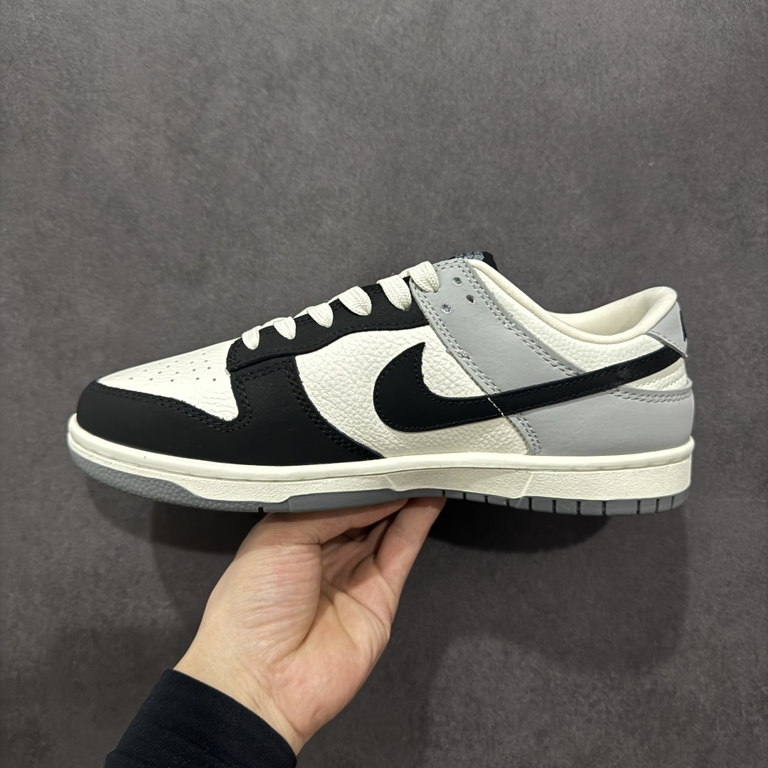  
【定制版】海外爆款限量发售！高端定制Nike SB Dunk Low 北面联名--- 白黑灰 高端定
