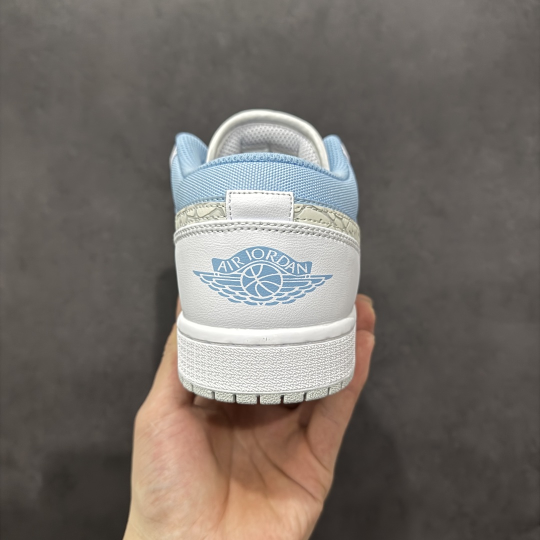200  【K版】Air Jordan AJ1 Low 白蓝爆裂纹 IB7692-400