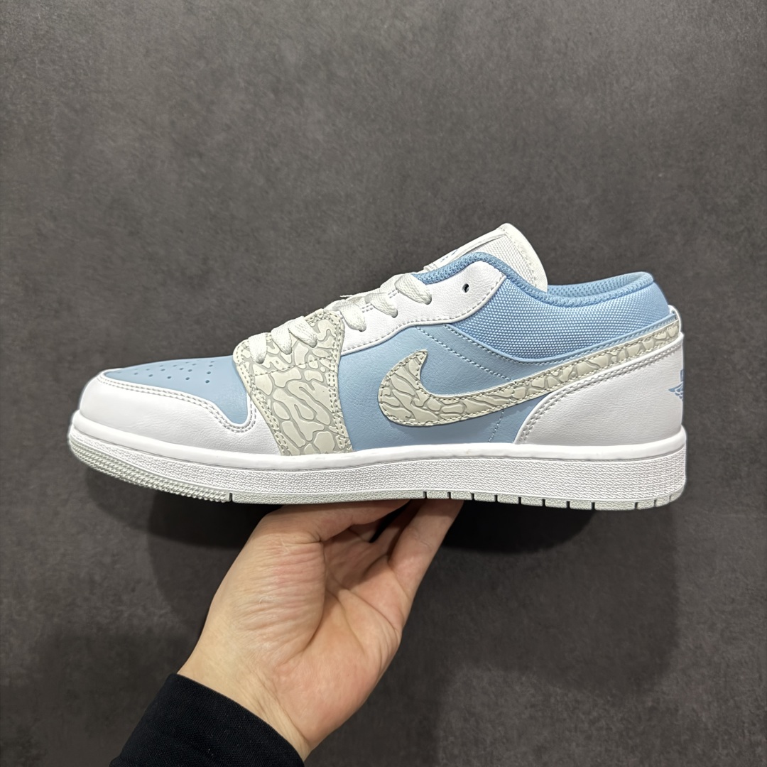200  【K版】Air Jordan AJ1 Low 白蓝爆裂纹 IB7692-400