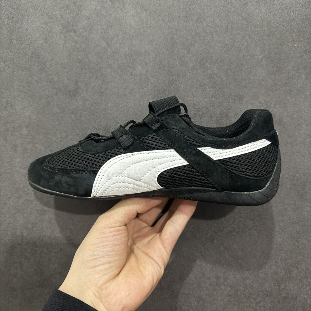 图片[2]-【公司级】彪马PUMA Speedcat Go 薄底鞋 柔软舒适防滑耐磨低帮生活休闲鞋 403589 01 02 赛车鞋鞋型 弹力绑带 翻毛皮拼接网面 舒适透气 高品质 高颜值 上脚完美 尺码：35.5 36 37 37.5 38 38.5 39 40 40.5 41 42 42.5 43 44 45-选品中心