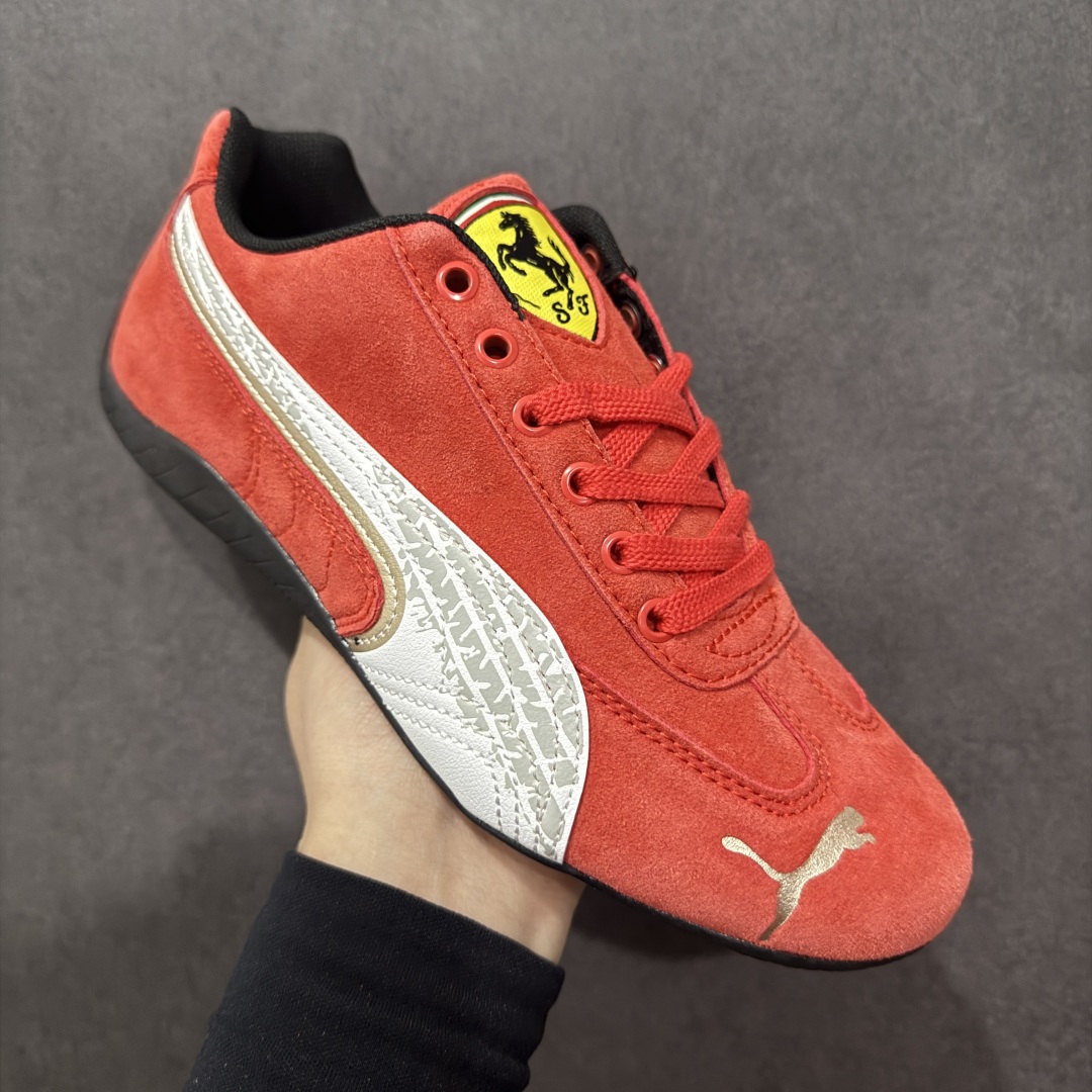 180  PUMA Speedcat OG 百搭单品 法拉利联名 纯原版 彪马 PUMA Speedcat OG 舒适运动 防滑轻便 低帮 生活休闲鞋 男女款运动休闲鞋达人推荐新品  309180-01