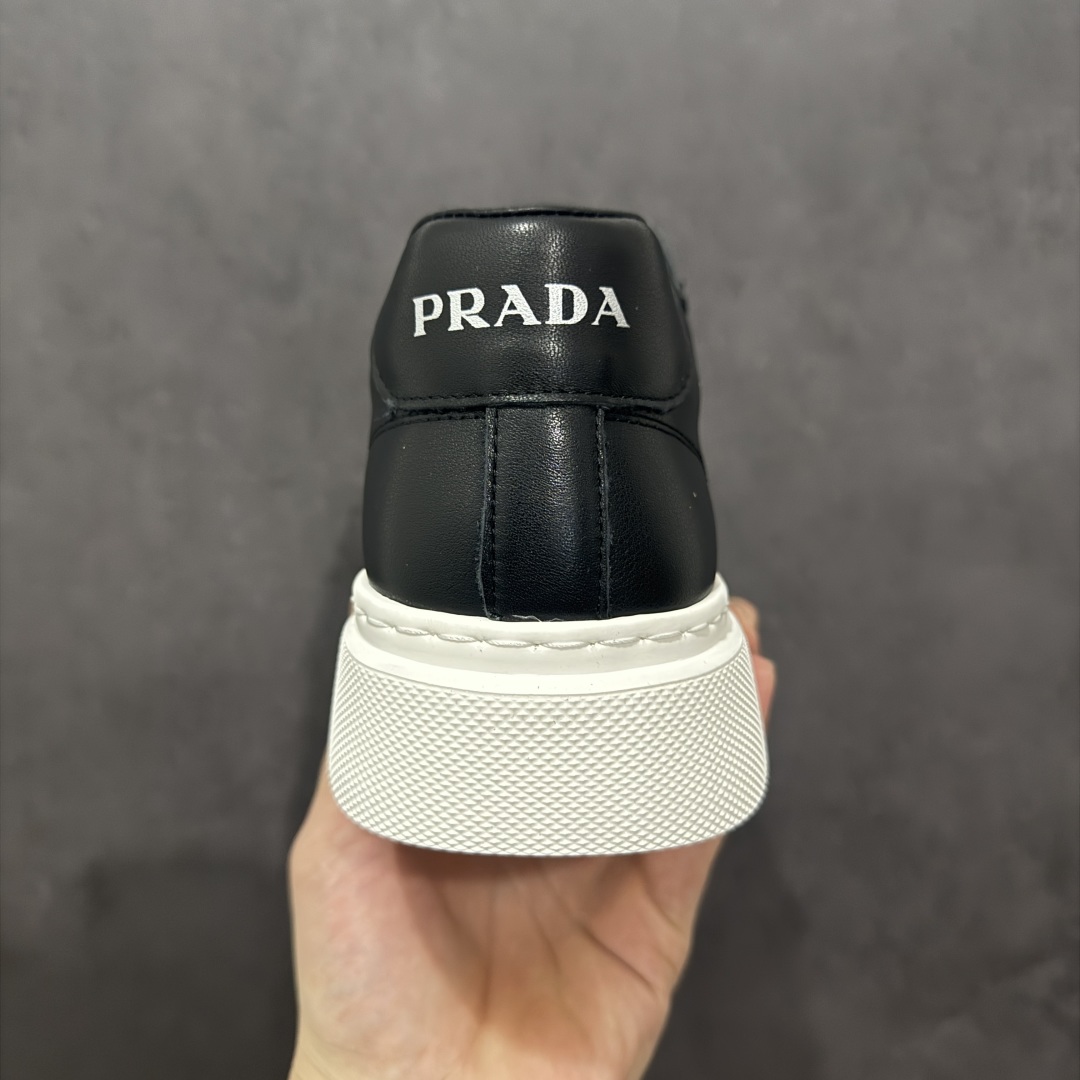 420  【广东纯原版本】PRADA 普拉达 厚底徽标 低帮休闲运动鞋