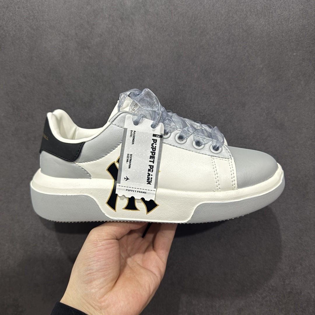 【定制版】MLB Chunky Liner Basic 复古印花学长鞋系列低帮轻量增高厚底百搭休闲运动慢跑鞋板鞋 Korea韩国联名NY美国榄球纽约洋基队限定 韩国代购专供 全套原楦原纸板原厂数据开发 正确中底拉帮中底网布细节 平台代购专供 左脚内置芯片 韩国代购吊牌标贴 独家一比一RB+MD组合大底 高频后跟小人Logo精准对位立体饱满 正确网布加超迁鞋面 转印中底走线紧密 转印Logo工艺表层防刮不掉色 尺码:35 36 36.5 37.5 38 38.5 39 40 40.5 41 42 42.5 43 44 45-选品中心