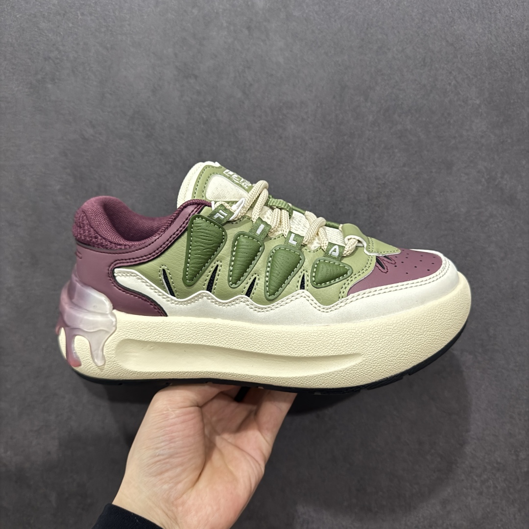  
【纯原版】斐乐Fila Fusion Carrot Low 萝卜系列摩登老爹风增高厚底复古中性休闲运