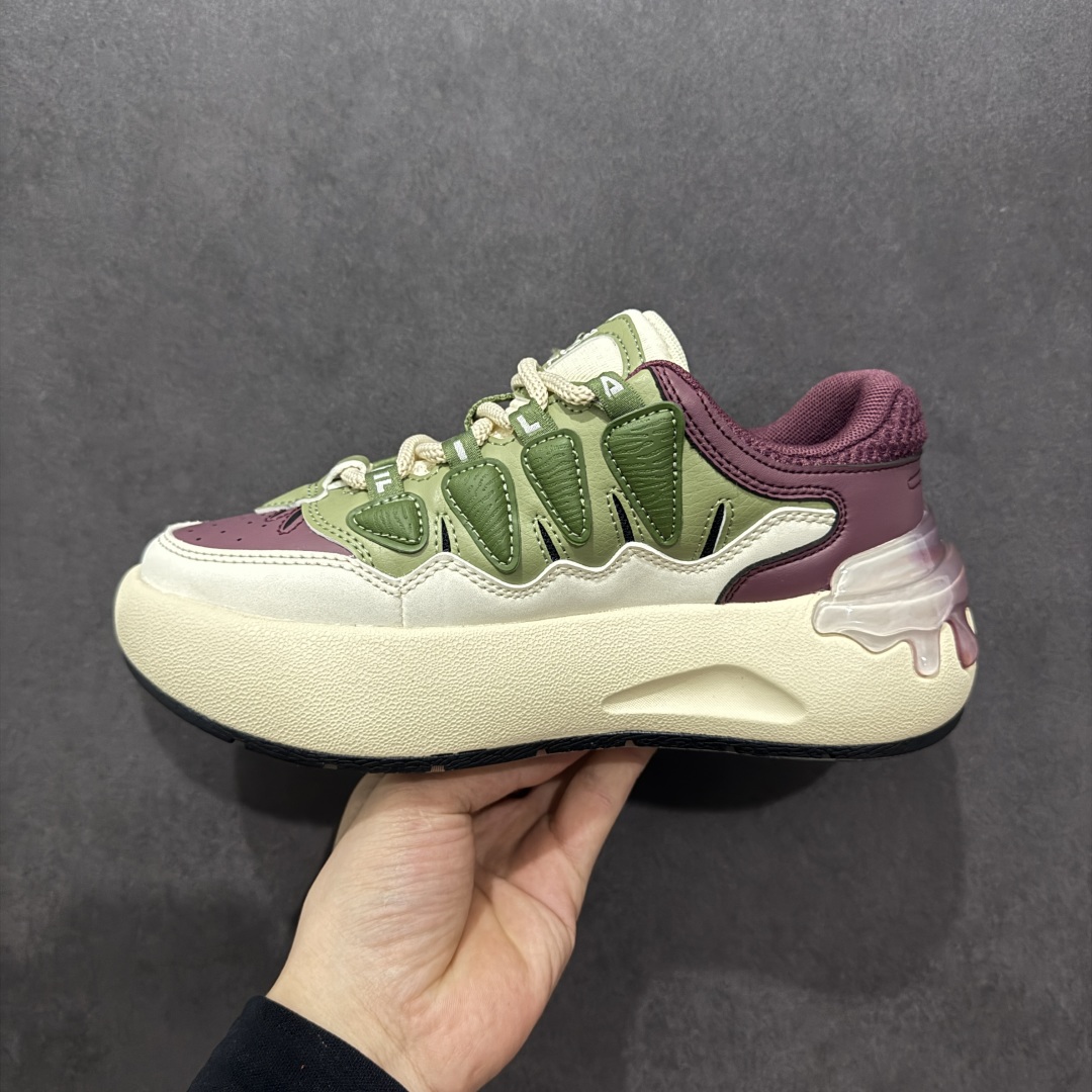  
【纯原版】斐乐Fila Fusion Carrot Low 萝卜系列摩登老爹风增高厚底复古中性休闲运