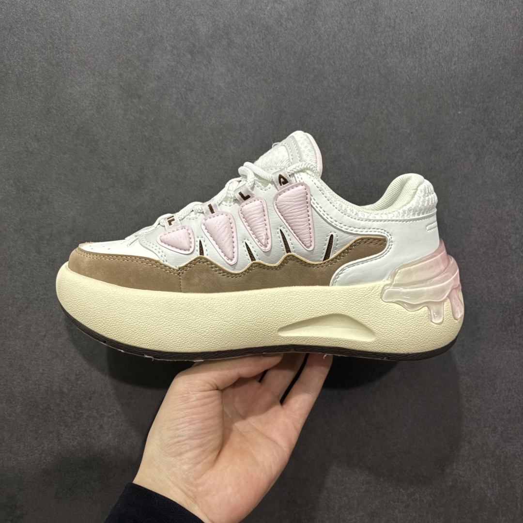  
【纯原版】斐乐Fila Fusion Carrot Low 萝卜系列摩登老爹风增高厚底复古中性休闲运