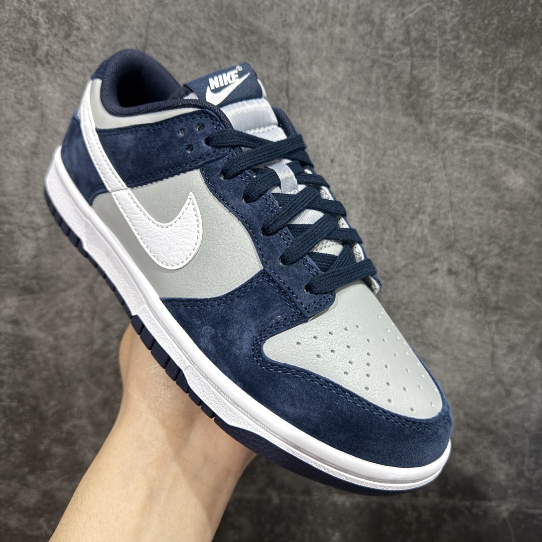 【KZ纯原】Nike Dunk Low 舒适百搭 防滑耐磨 低帮 板鞋 男女同款 蓝灰色 IB307