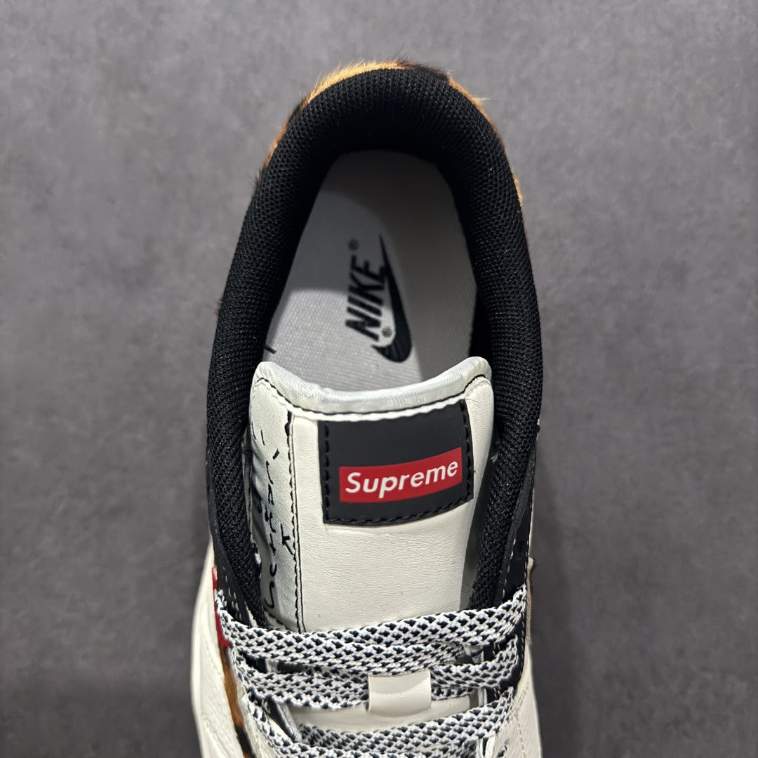 280  【定制版】Travis Scott x Fragment Design x Air Jordan 1 Low OG SP AJ1 乔1 Supreme联名 豹纹 低帮文化休闲板鞋 JJ2508-555
