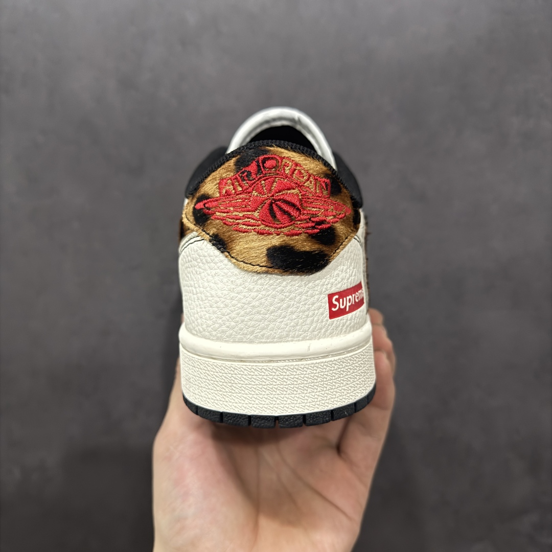 280  【定制版】Travis Scott x Fragment Design x Air Jordan 1 Low OG SP AJ1 乔1 Supreme联名 豹纹 低帮文化休闲板鞋 JJ2508-555