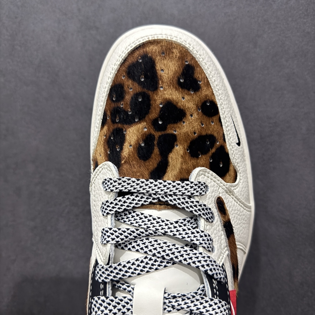 280  【定制版】Travis Scott x Fragment Design x Air Jordan 1 Low OG SP AJ1 乔1 Supreme联名 豹纹 低帮文化休闲板鞋 JJ2508-555