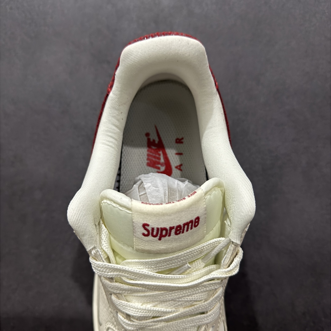 260  NIke Air Force 1 '07 Low “Supreme联名——米红蛇纹勾”空军一号 低帮 运动鞋 DF0188-040