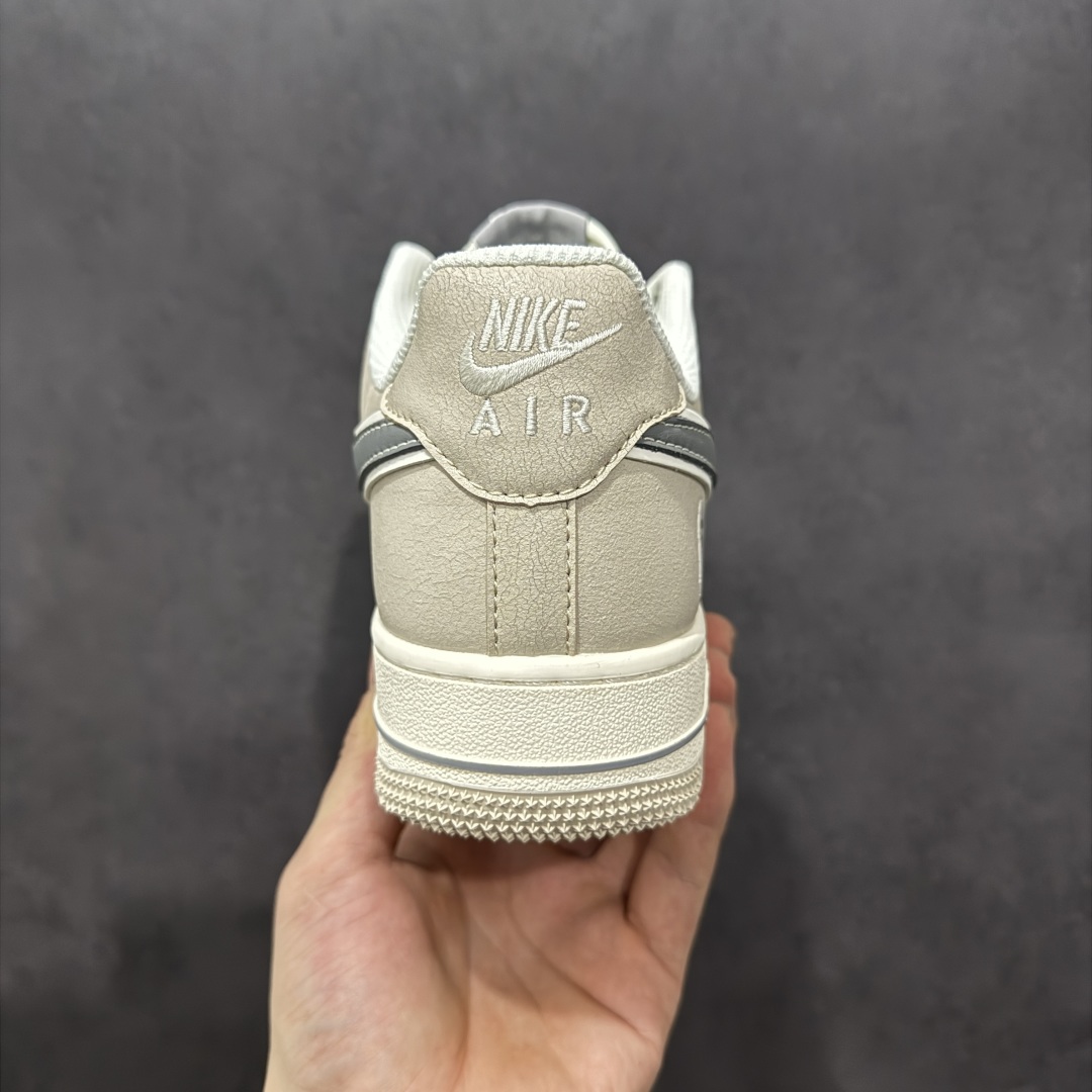 260  【定制版】海外限量发售NIke Air Force 1 '07 Low “Bape联名——裂纹灰咖”空军一号 低帮 运动鞋  SJ6698-023