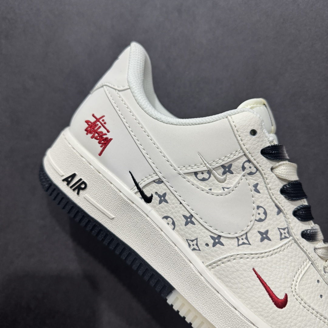 260  NIke Air Force 1 '07 Low “斯图西联名——黑底双拼印花”空军一号 低帮   HH7518-076