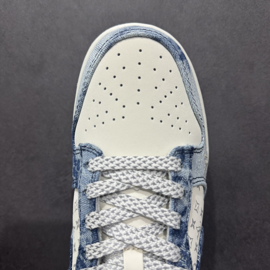  
【定制版】Nike SB Dunk Low LV联名v蓝牛仔 周年高端定制 低帮休闲板鞋 CH831