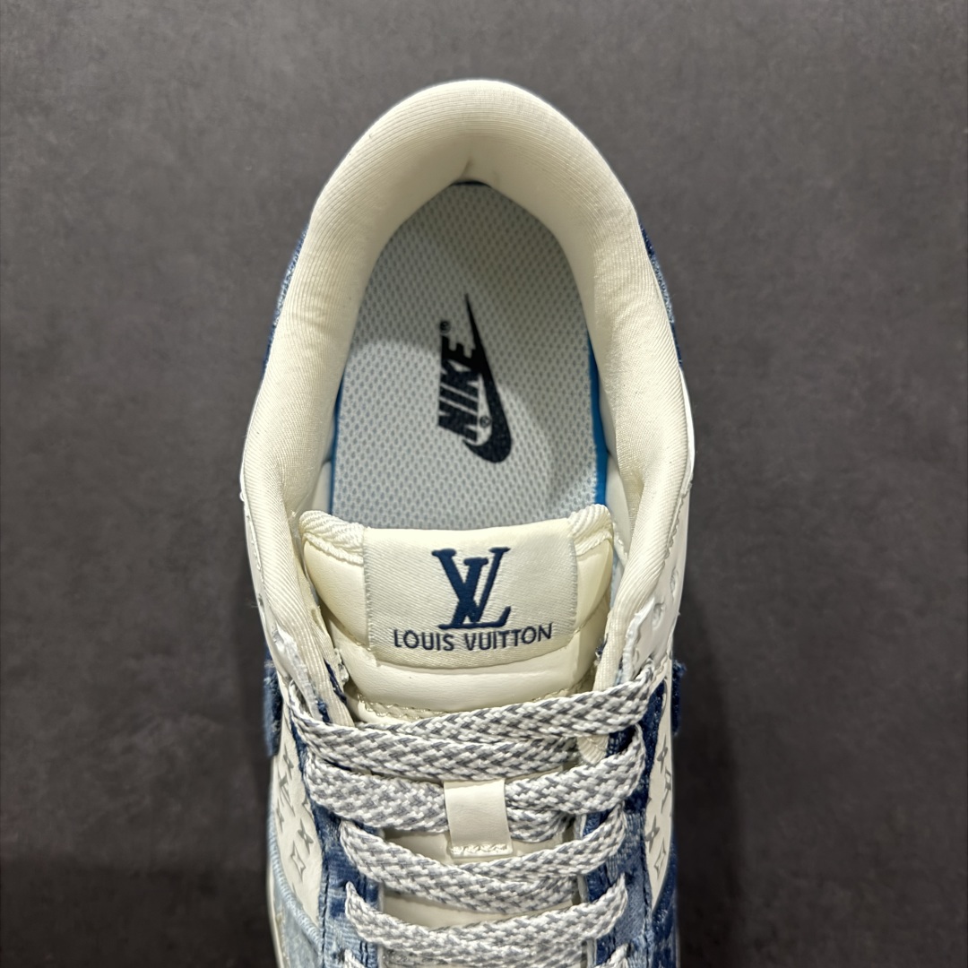  
【定制版】Nike SB Dunk Low LV联名v蓝牛仔 周年高端定制 低帮休闲板鞋 CH831