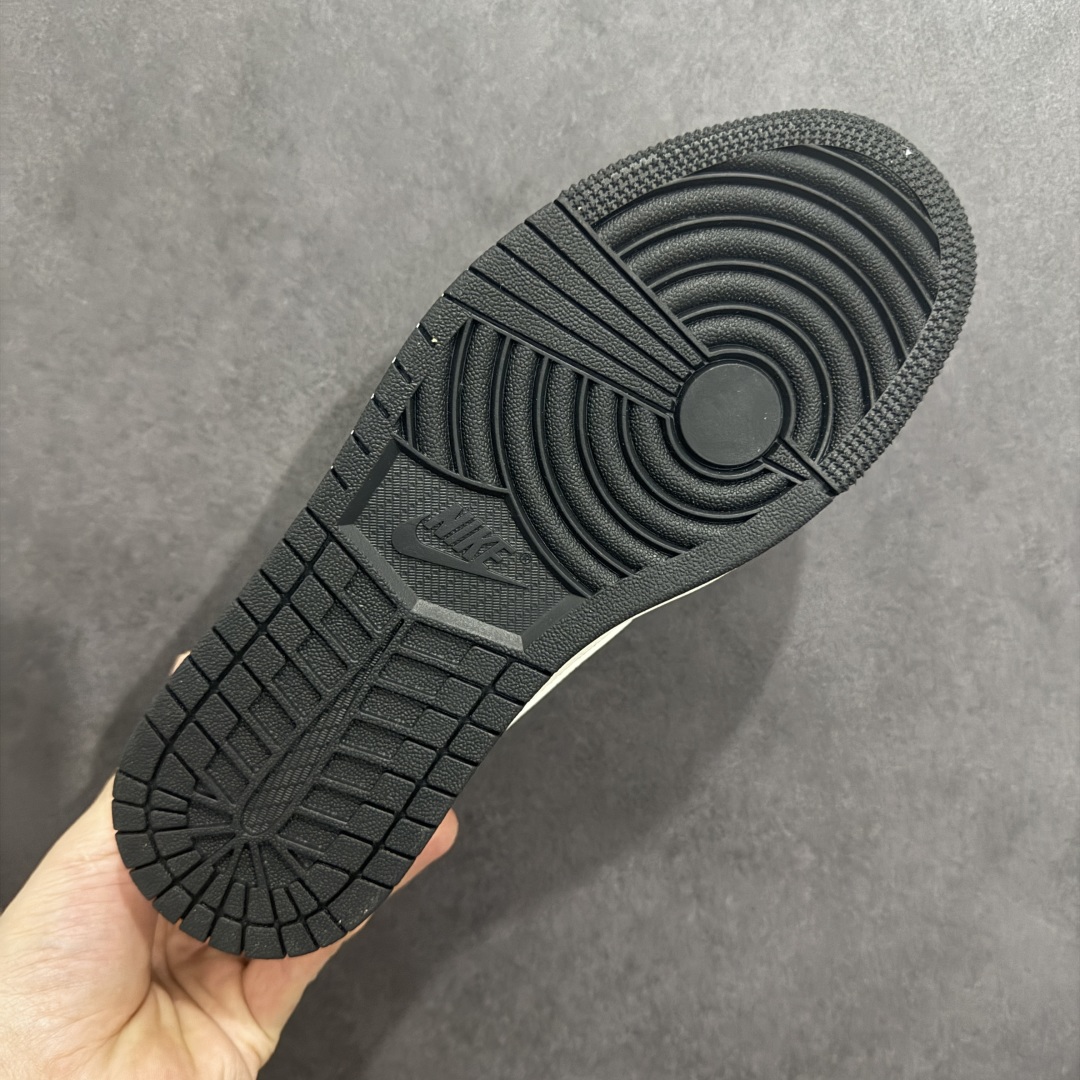 280  【定制版】Travis Scott x Fragment Design x Air Jordan 1 Low OG SP AJ1 乔1 北面联名 米棕雪山 低帮文化休闲板鞋 XS6089-512