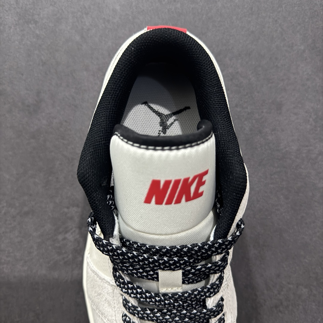 260  【定制版】Air Jordan 1 Retro Low x Supreme 白黑小钩  XS6086-009