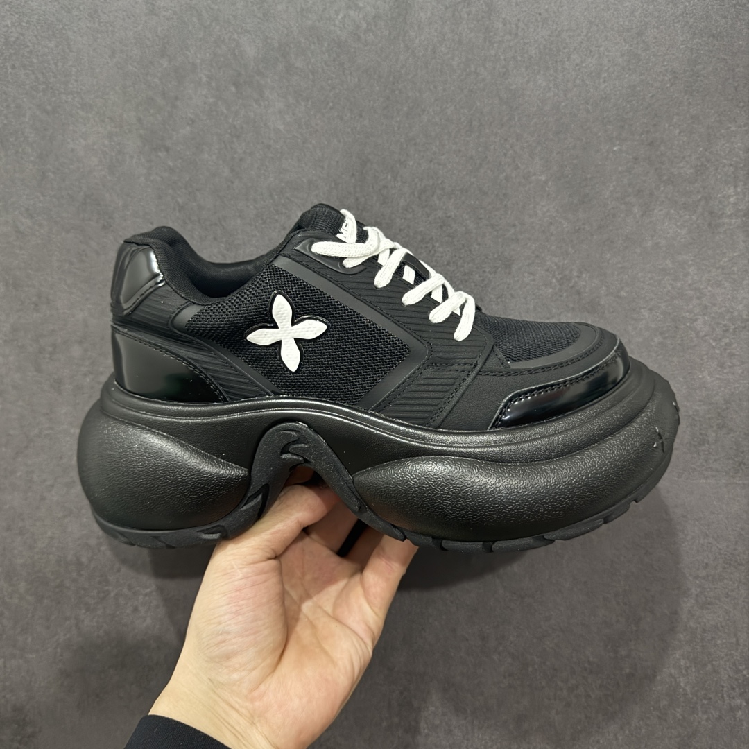 250  【广东纯原版本】SMFK复古厚底 广东纯原出品 超级增高 秋冬爆款 厚底运动鞋    E8EBOMULTIC