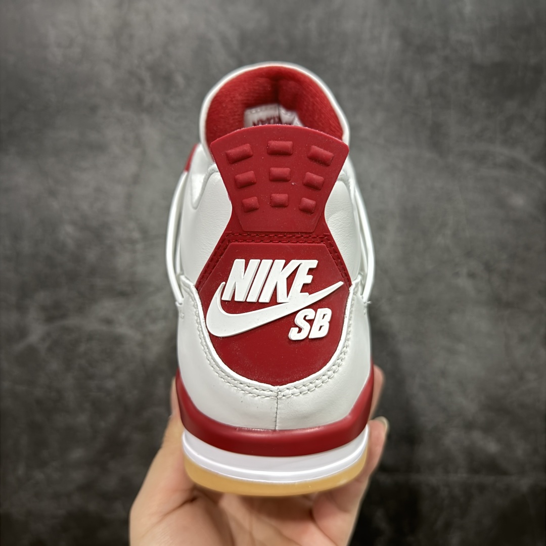 
【莞产版】Nike SB x Air Jordan 4 Retro Varsity Red 白红联名款