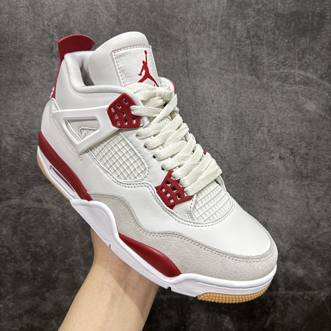 
【莞产版】Nike SB x Air Jordan 4 Retro Varsity Red 白红联名款