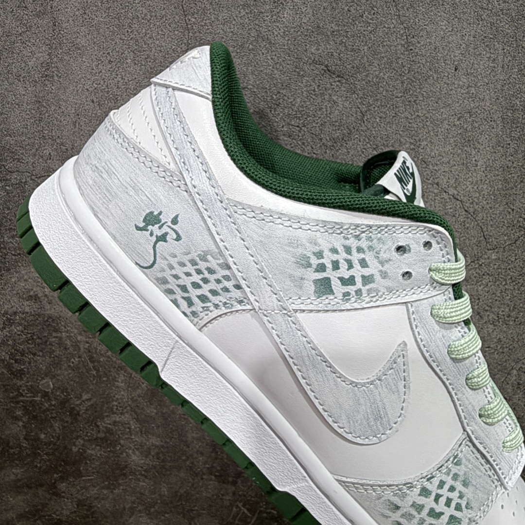 280  【YC纯原】Nike Dunk Low 森林之子 国风 白绿   DD1391-101