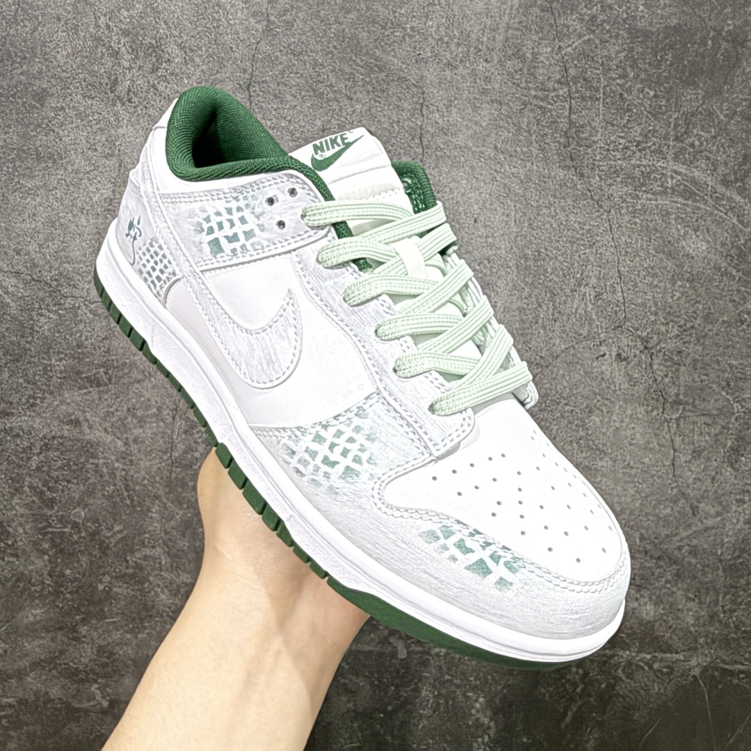 280  【YC纯原】Nike Dunk Low 森林之子 国风 白绿   DD1391-101