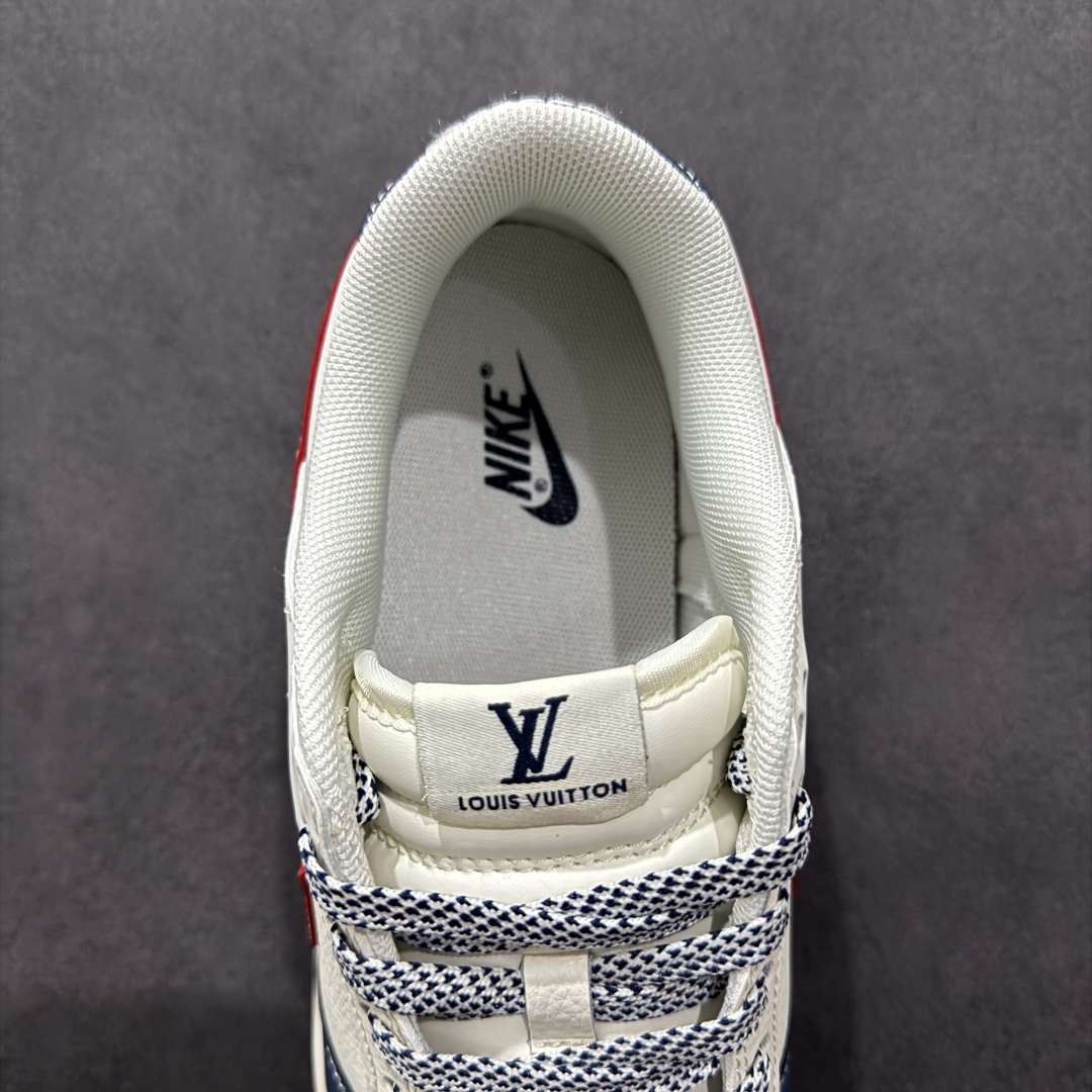 280  【定制版】Nike SB Dunk Low LV联名 米蓝红勾 低帮休闲板鞋 JJ2508-563