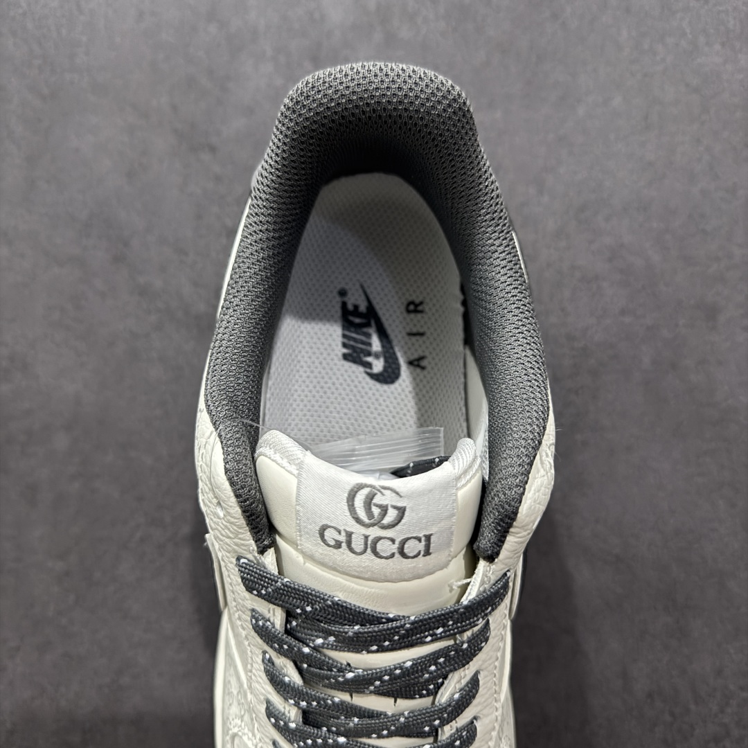 260  【定制版】Nike Air Force 1'07 Low 古驰联名 经典灰花纹 空军一号低帮休闲板鞋 CS5288-003