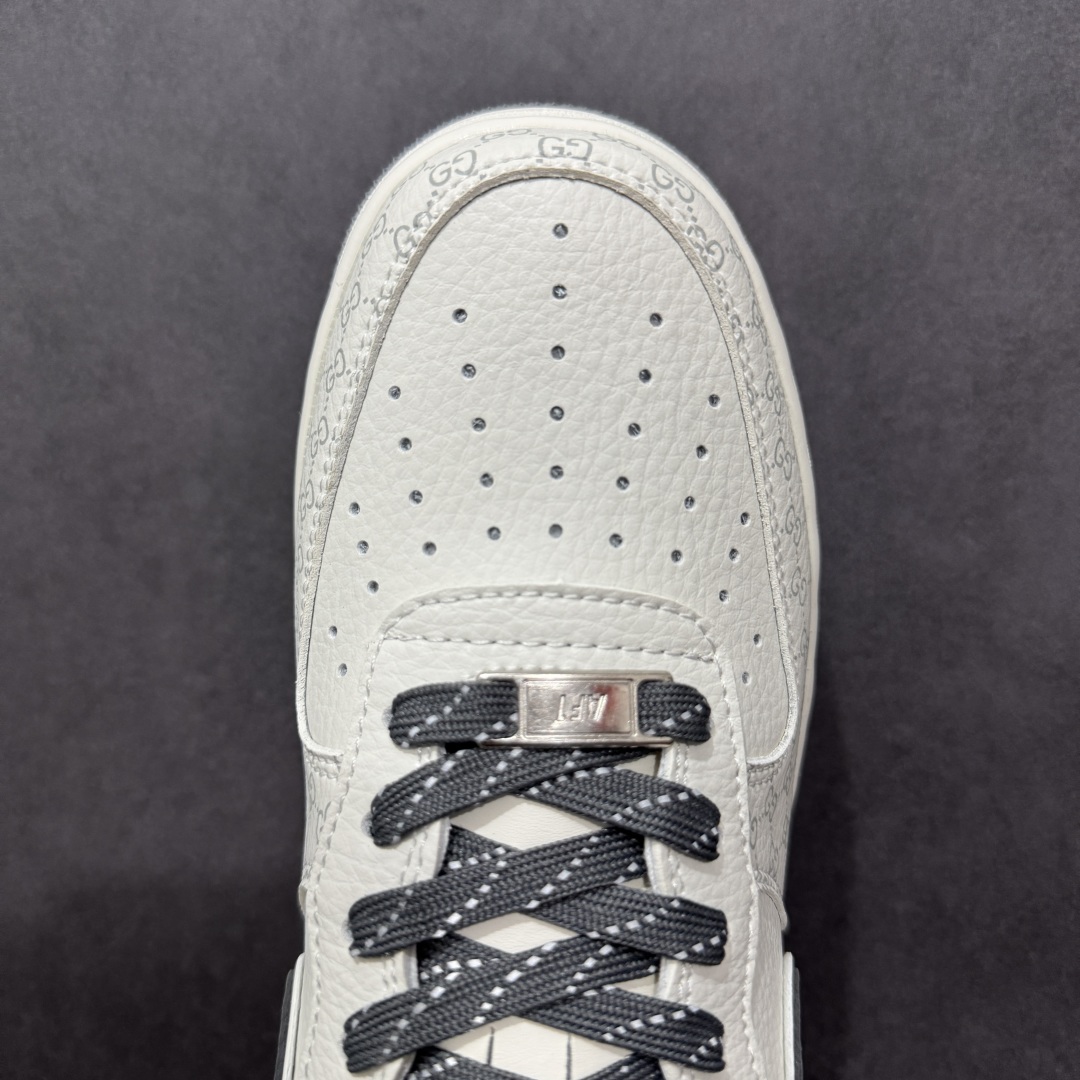 260  【定制版】Nike Air Force 1'07 Low 古驰联名 经典灰花纹 空军一号低帮休闲板鞋 CS5288-003
