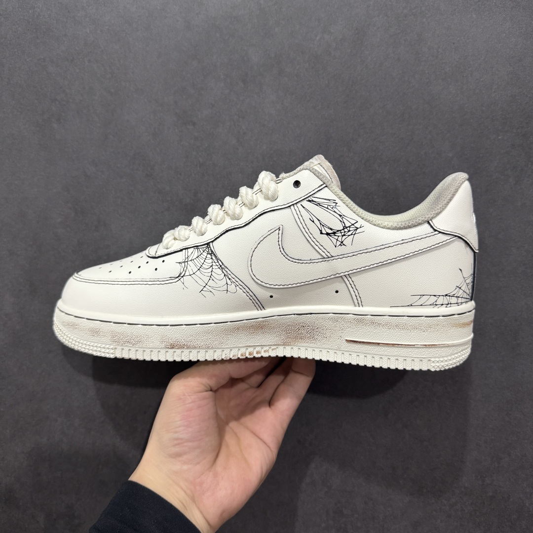 260  【定制版】Nike Air Force 1'07 Low 古宅蛛网 空军一号低帮休闲板鞋 315221-333