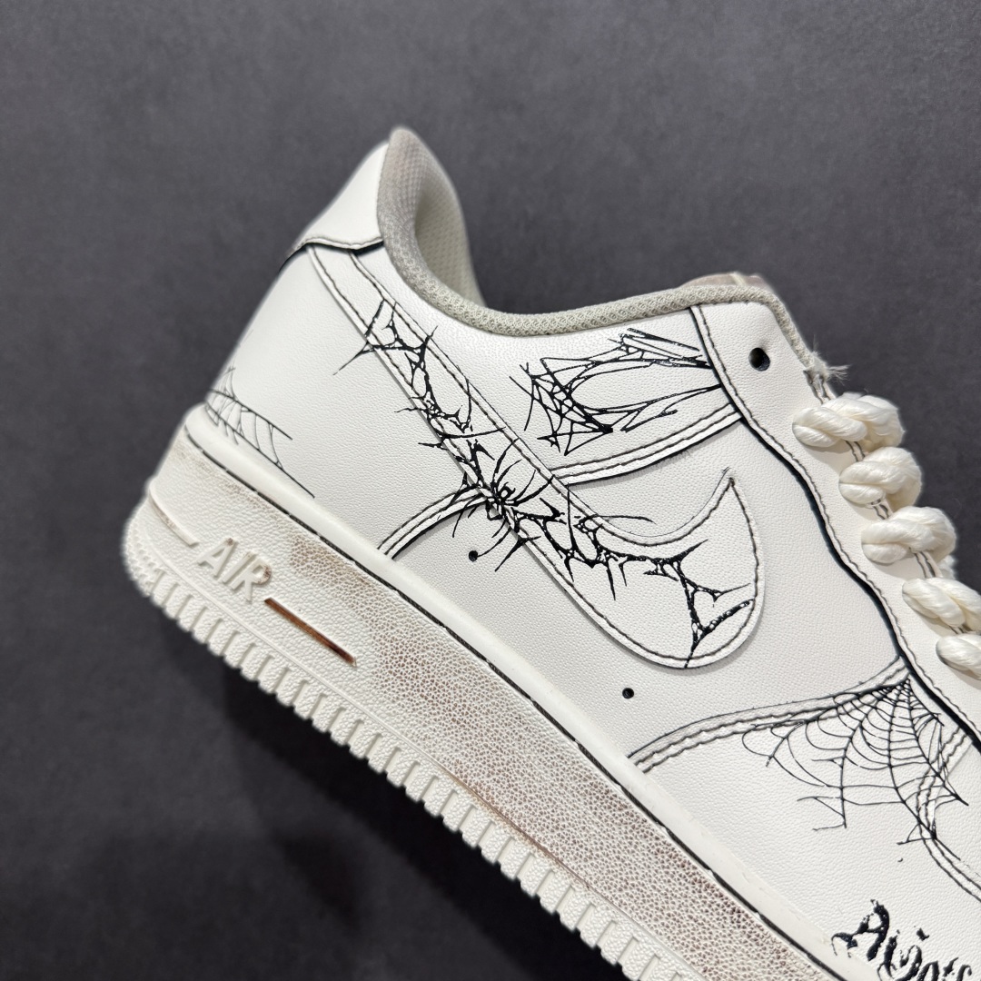 260  【定制版】Nike Air Force 1'07 Low 古宅蛛网 空军一号低帮休闲板鞋 315221-333