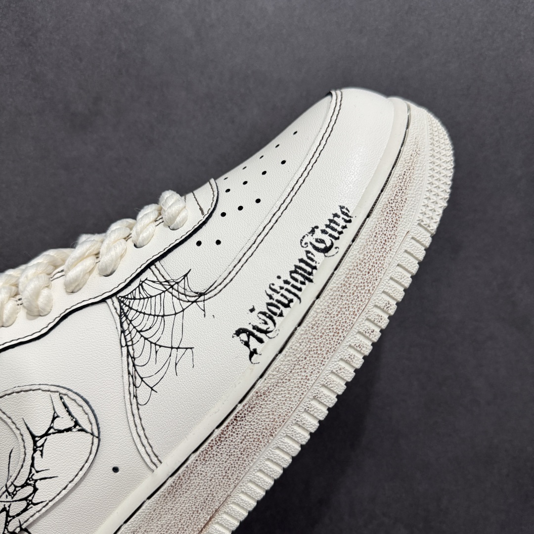260  【定制版】Nike Air Force 1'07 Low 古宅蛛网 空军一号低帮休闲板鞋 315221-333