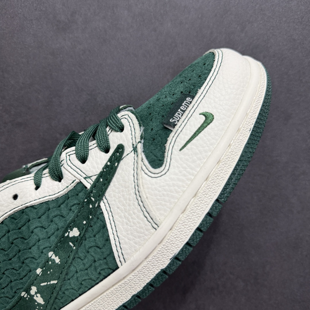 280   【定制版】Travis Scott x Nike Air Jordan 1 Low x GUCCI x Supreme Air Jordan 1 Low 反转白绿小钩倒钩  XS2024-008