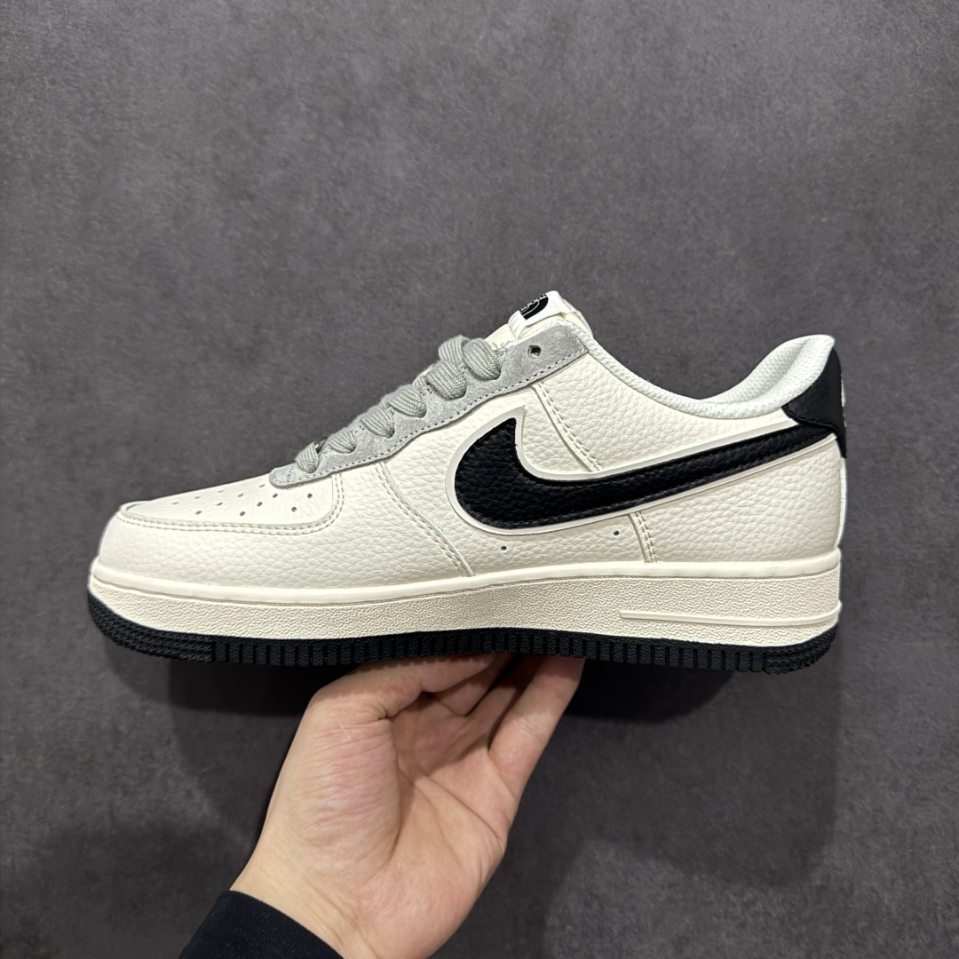260  【定制版】Nike Air Force 1'07 Low 北面联名 米黑小勾 空军一号低帮休闲板鞋 XZ6188-190