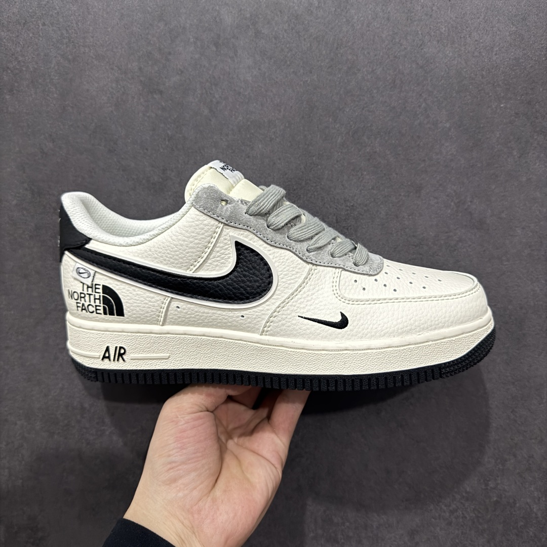 260  【定制版】Nike Air Force 1'07 Low 北面联名 米黑小勾 空军一号低帮休闲板鞋 XZ6188-190