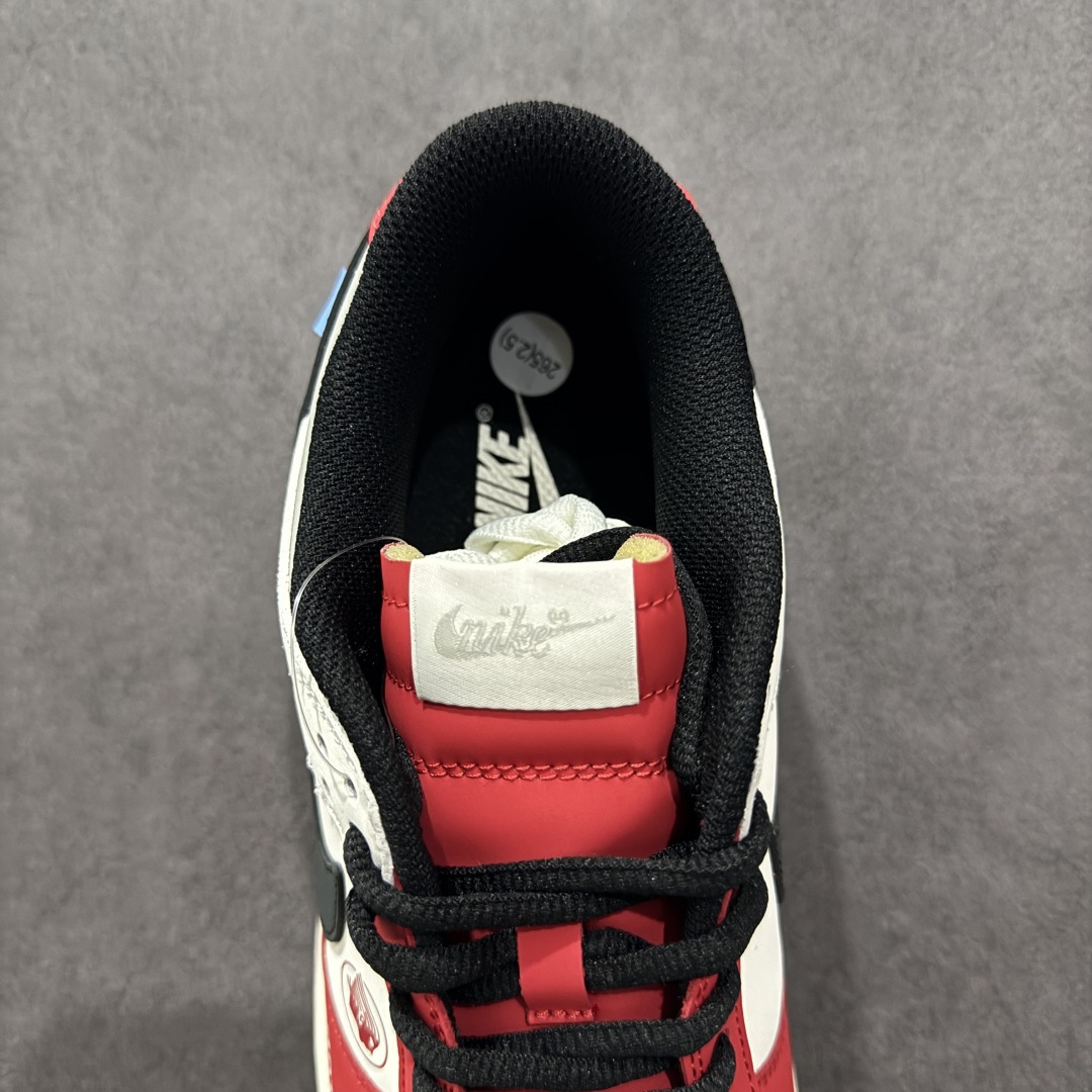 【定制版】Nike SB Dunk Low 联名配色 机车白红 周年高端定制 低帮休闲板鞋 MU0232-367