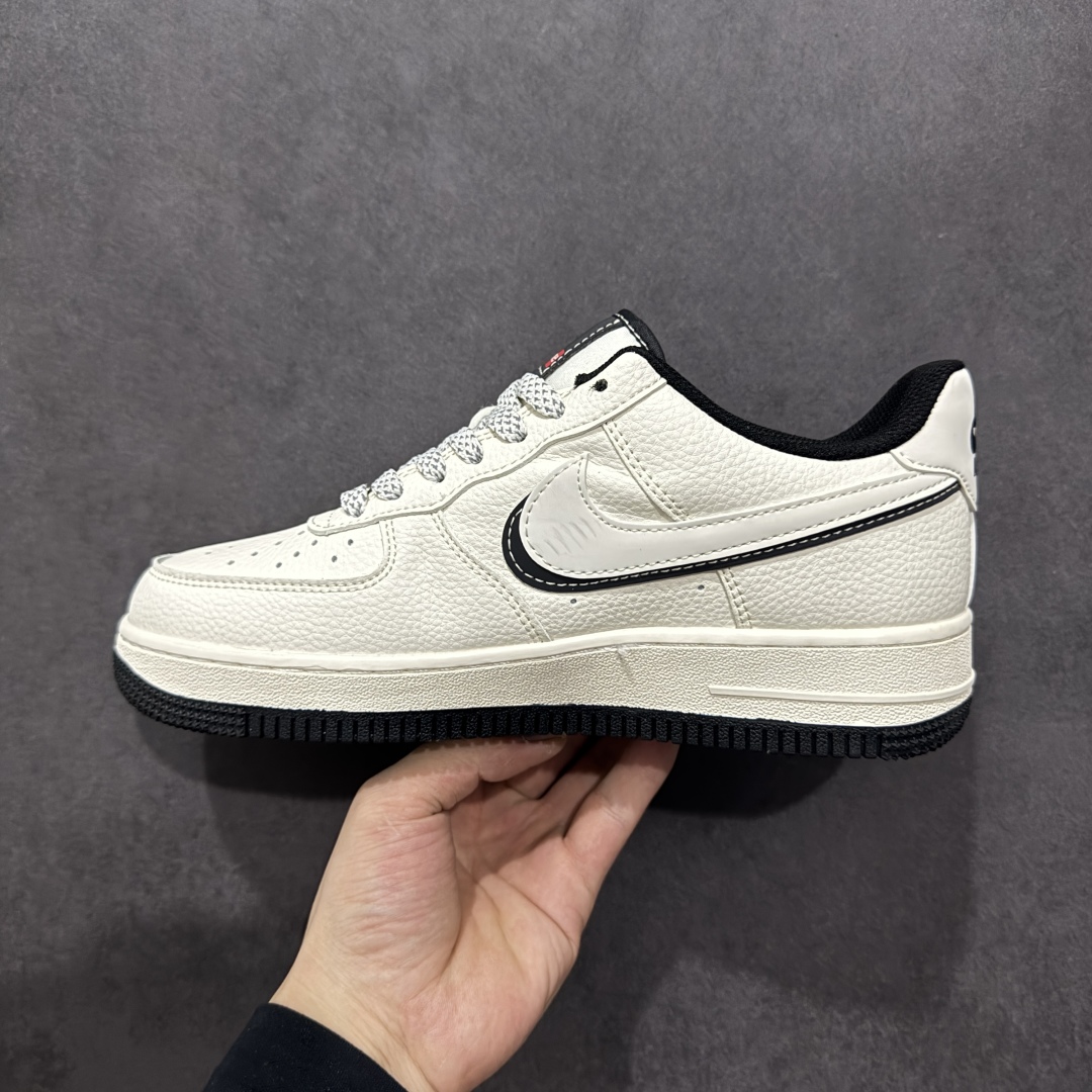 260  【定制版】Nike Air Force 1'07 Low Supreme联名 白黑双勾 空军一号低帮休闲板鞋 XS1958-545