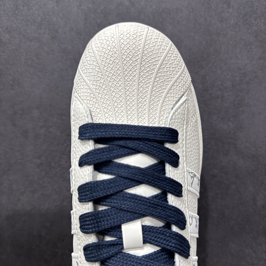  
【定制版】AD Originals Superstar x Louis Vuitton 白蓝
采用全
