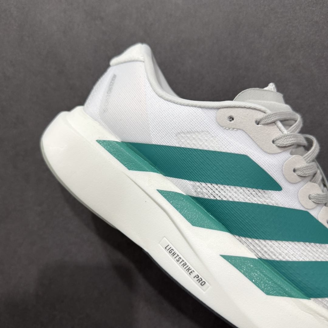 图片[6]-【公司级】Adidas Adizero Evo SL 阿迪超轻透气缓震跑鞋  整体外观造型与adiZero Adios Pro EVO 1非常相似 中底配置方面搭载全掌Lightstrike Pro 鞋面采用透气网面示人 契合日常训练鞋的定位 更加耐用 外底给到了马牌橡胶 及上代竞速旗舰adidas Adizero Adios Pro 3区域分布 货号： JS4451  尺码：36 36.5 37 38 38.5 39 40 40.5 41 42 42.5 43 44 44.5 45-选品中心