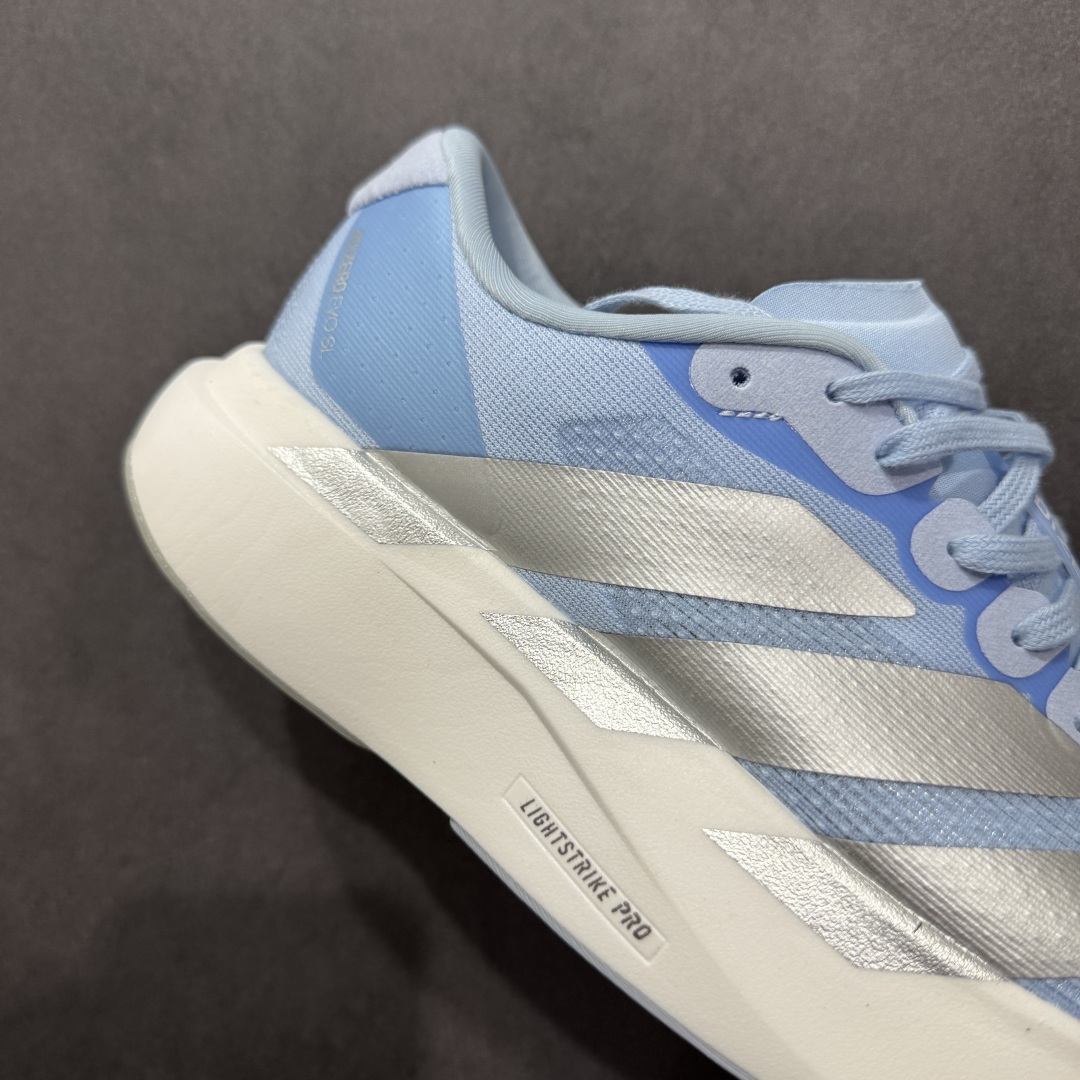 图片[6]-【公司级】Adidas Adizero Evo SL 阿迪超轻透气缓震跑鞋  整体外观造型与adiZero Adios Pro EVO 1非常相似 中底配置方面搭载全掌Lightstrike Pro 鞋面采用透气网面示人 契合日常训练鞋的定位 更加耐用 外底给到了马牌橡胶 及上代竞速旗舰adidas Adizero Adios Pro 3区域分布 货号： JS4453  尺码：36 36.5 37 38 38.5 39 40 40.5 41 42 42.5 43 44 44.5 45-选品中心