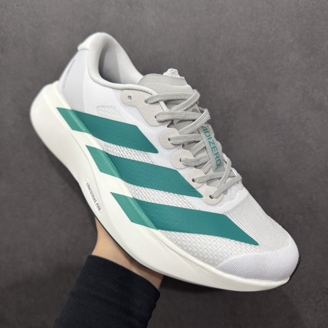 图片[3]-【公司级】Adidas Adizero Evo SL 阿迪超轻透气缓震跑鞋  整体外观造型与adiZero Adios Pro EVO 1非常相似 中底配置方面搭载全掌Lightstrike Pro 鞋面采用透气网面示人 契合日常训练鞋的定位 更加耐用 外底给到了马牌橡胶 及上代竞速旗舰adidas Adizero Adios Pro 3区域分布 货号： JS4451  尺码：36 36.5 37 38 38.5 39 40 40.5 41 42 42.5 43 44 44.5 45-选品中心